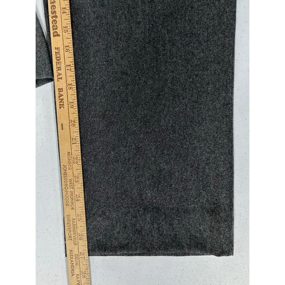 Polo Ralph Lauren Mens‎ Pants Size 38x27 Gray Wool Blend High Rise Italy